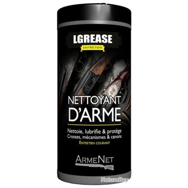 NETTOYANT LUBRIFIANT LINGETTE LGREASE 36 PIECES ARMENET