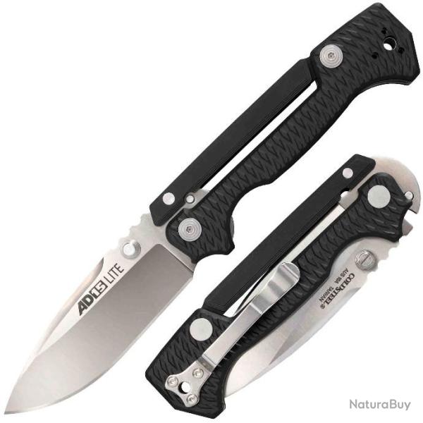 Couteau Cold Steel AD-15 Scorpion Acier AUS-10 Manche Black Griv-Ex Clip CS58SQL