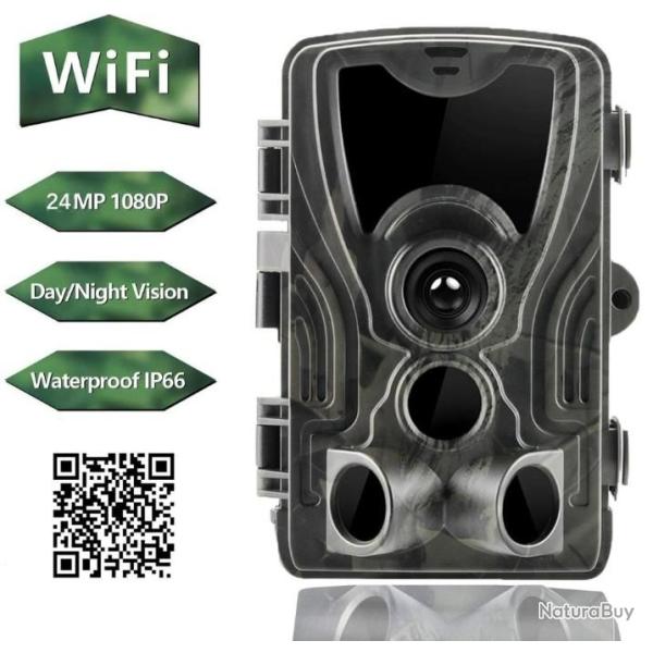 Camra de piste WIFI APP spectacle en direct camras de chasse 24MP- LIVRAISON GRATUITE  !!