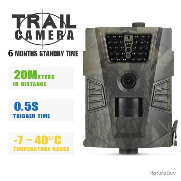 SUNTEKCAM ? camra de chasse de base HT001, 8MP, Vision nocturne, LIVRAISON GRATUITE  !!