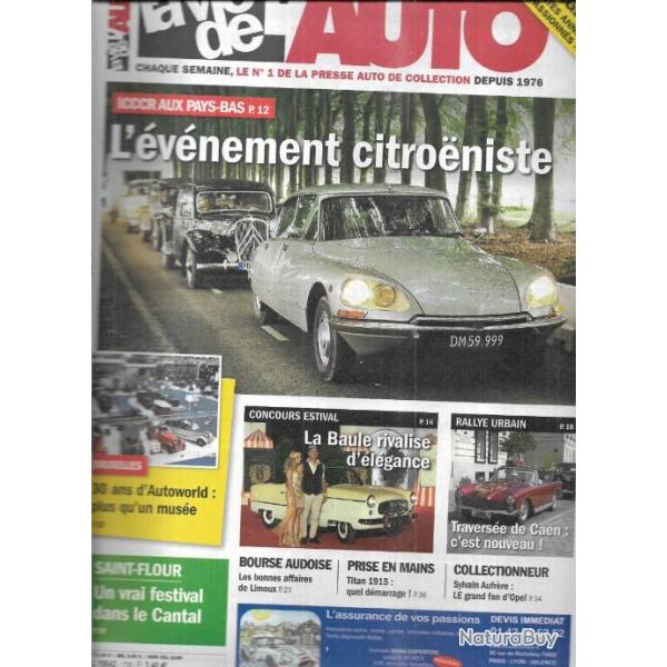 la vie de l'auto lot de revues ann�e 2016 , citroen, renault , peugeot, norev, simca, rallye,porsche