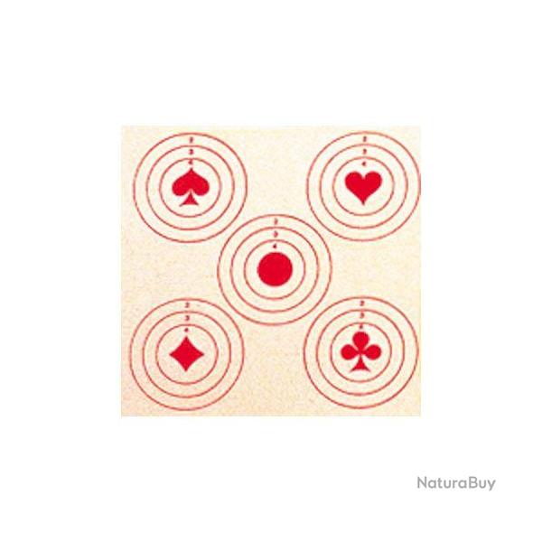CIBLES 14x14 4AS X100