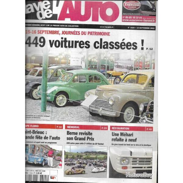 la vie de l'auto lot de revues ann�e 2012 , citroen, renault , peugeot, norev, simca, rallye,porsche