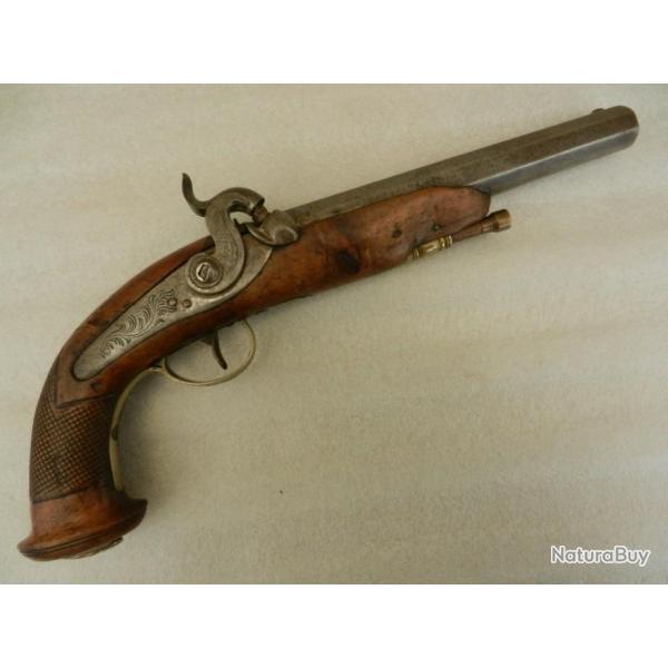 pistolet civil � percussion 19�me