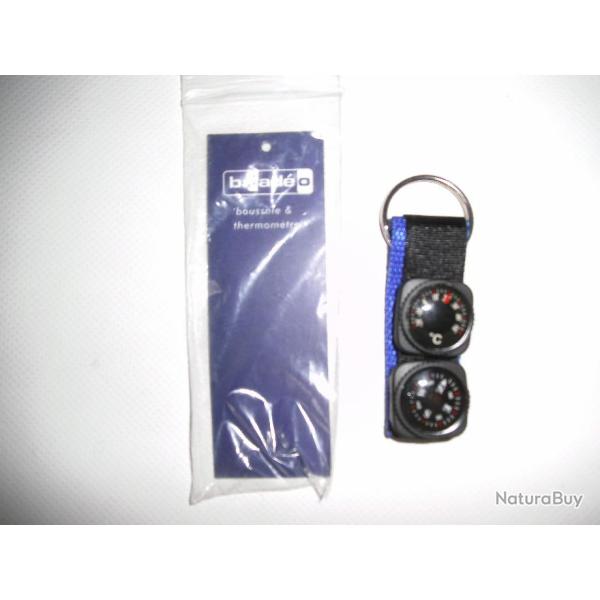 BOUSSOLE DE POCHE BALADEO ET THERMOMETRE