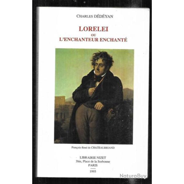 lorelei ou l'enchanteur enchant� de charles d�d�yan chateaubriand et le monde germanique
