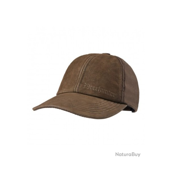 CASQUETTE DEERHUNTER "MARSEILLE" CUIR ET COTON