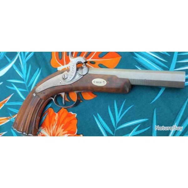 Pistolet  poudre noir crosse Renaissance Pr XXme