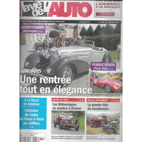 la vie de l'auto 1628 et 1640 2014 , renault , nationale 7, rallyes, chevrolet 1936,mariages en anci