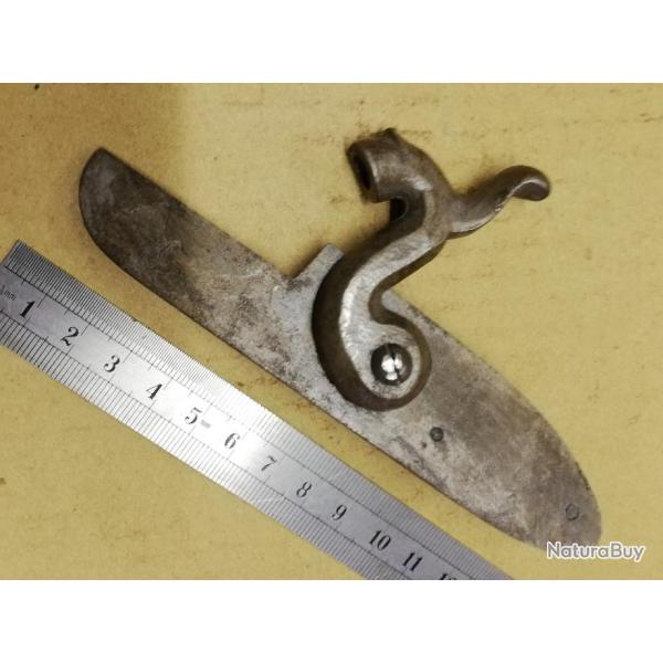 platine pour fusil de chasse XIXeme  chien - balle  broche