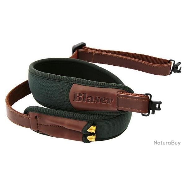 BRETELLE BLASER VERTE + CUIR POUR ARMES BLASER R8 R93 EXPRESS K95- EN STOCK !!!