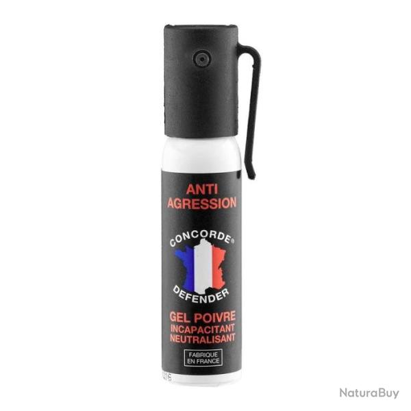 A�rosol gel poivre Concorde defender Anti-agression 25 ml / Par 1 - 25 ml / Par 1