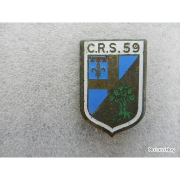 insigne de poitrine CRS n59 Police Nationale