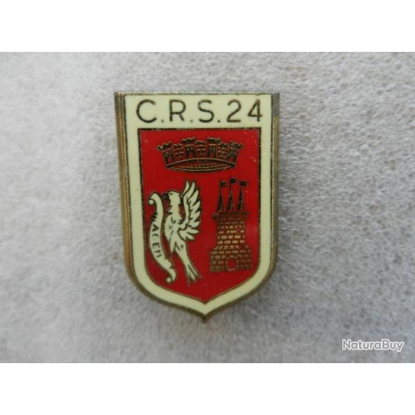 insigne de poitrine CRS n24 Police Nationale