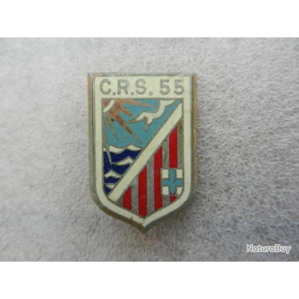 insigne de poitrine CRS n 55 Police Nationale