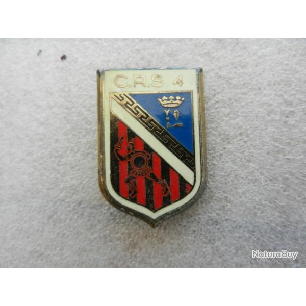 insigne de poitrine CRS n 4 Police Nationale