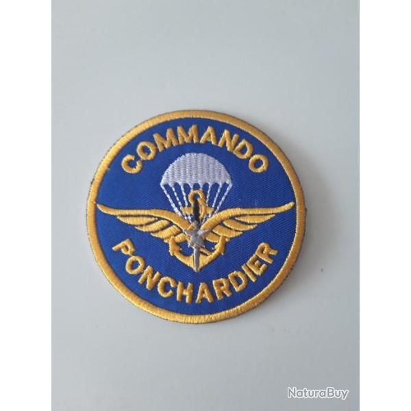 INSIGNE TISSU "COMMANDO PONCHARDIER"