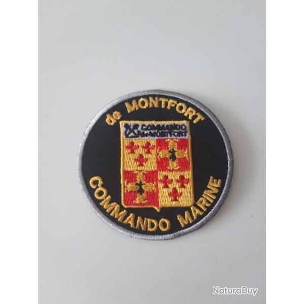 INSIGNE TISSU  COMMANDO MARINE "DE MONTFORT"
