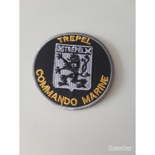 INSIGNE TISSU  COMMANDO MARINE "TREPEL"