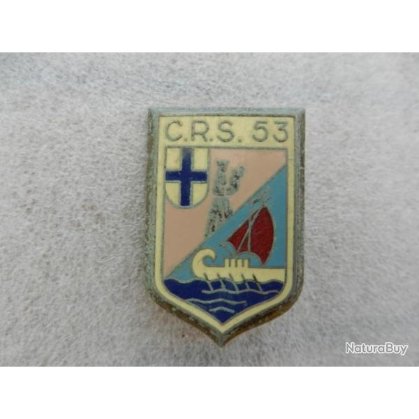 insigne de poitrine CRS n�53 Police Nationale