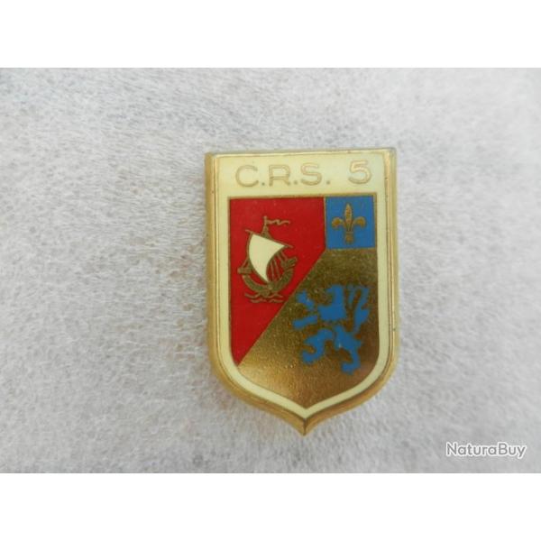 insigne de poitrine CRS n�5 Police Nationale