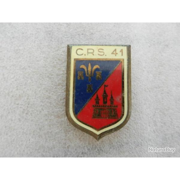 insigne de poitrine CRS n�41 Police Nationale