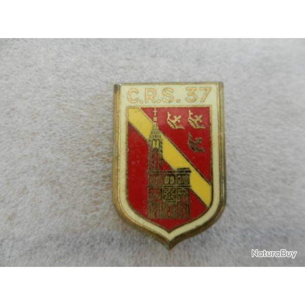 insigne de poitrine CRS n�37 Police Nationale