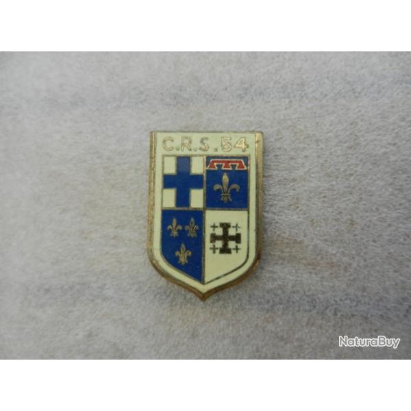 insigne de poitrine CRS n�54 Police Nationale