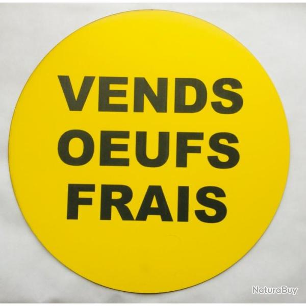 panneau VENDS OEUFS FRAIS � 200 mm