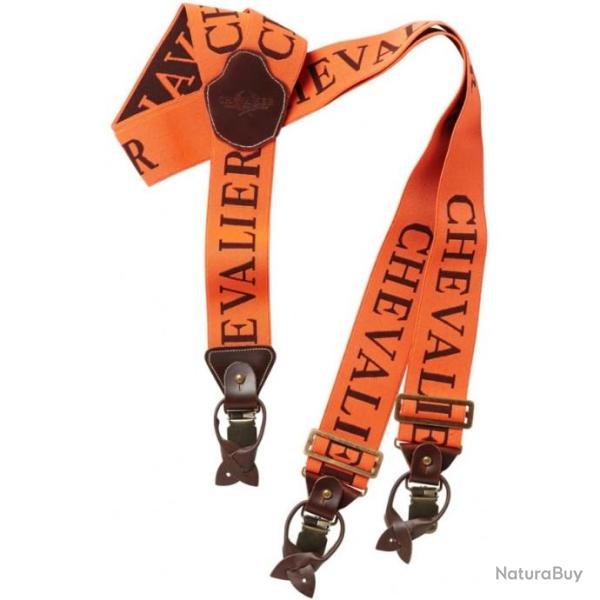 BRETELLES CHEVALIER PINCES / BOUTONS (HAUTE VISIBILITE ORANGE) (016922)