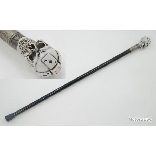 Canne �p�e tete de mort Poker