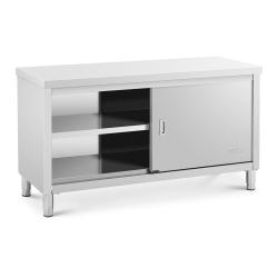 Meuble bas inox professionnel cuisine 150 x 60 x 85 cm capacit&eacute; de 600 kg 14_0002479