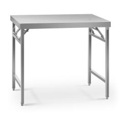 Table de travail pliante cuisine professionnel acier inoxydable 60 x 100 cm capacit&eacute; de 200 kg 14_0
