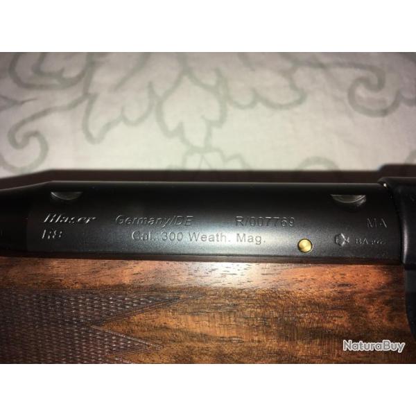 Canon Blaser R8 flut� 65 centim�tres calibre 300 Weatherby Magnum