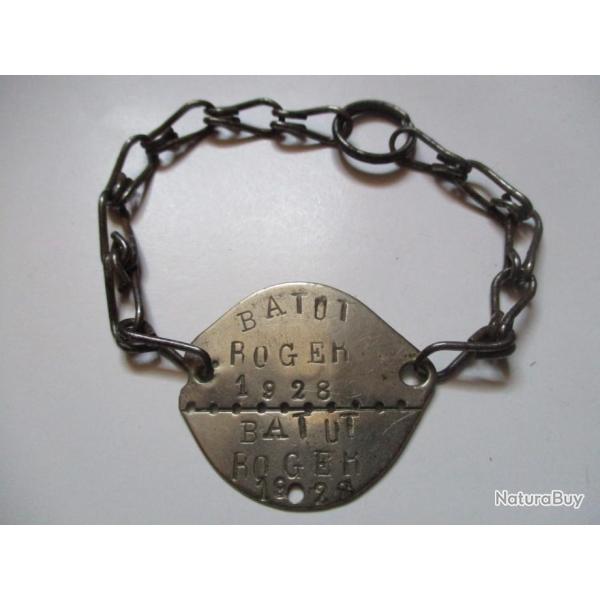 Plaque d'identit� militaire WW2 (12)