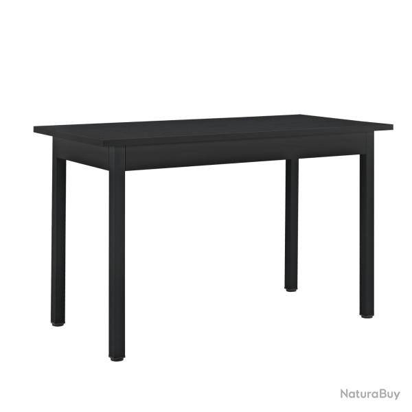 Table de salle � manger table � manger table de cuisine bureau MDF placage acier 120 x 60 x 75 cm n