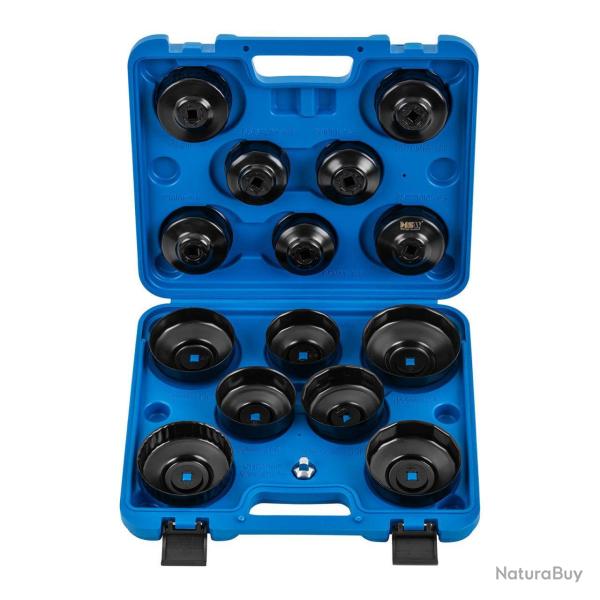 Coffret cloches filtre � huile universelle force de serrage : 115 Nm 16 pi�ces 14_0001082