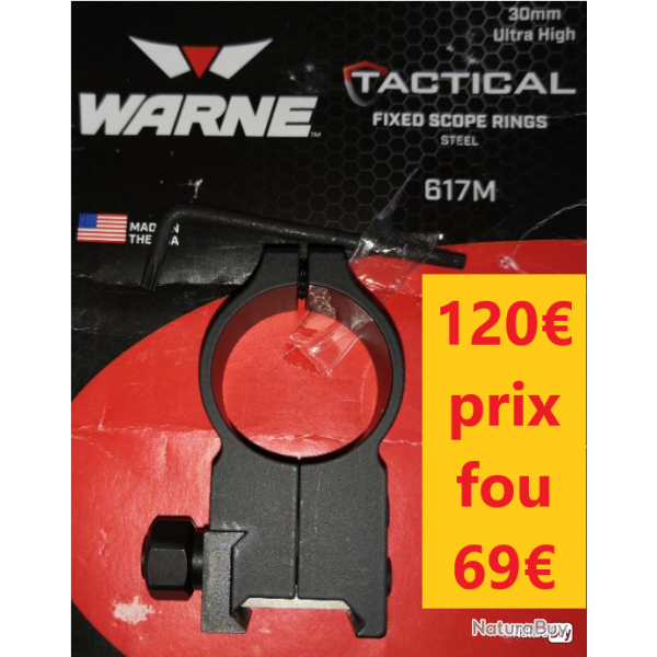 1  SEUL Collier WARNE AR15 Tactical � 30 mm Ultra High- hauteur XX       WA617M