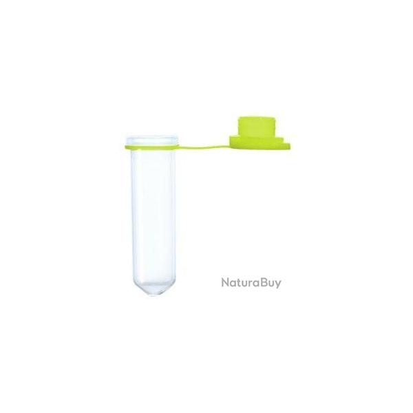 50 dosettes en plastique 2ml pour la poudre noire (bouchon attach� jaune)