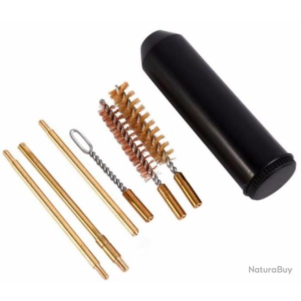 Kit de nettoyage format de poche cal. .357 / 9 mm - Baguette 3 pcs
