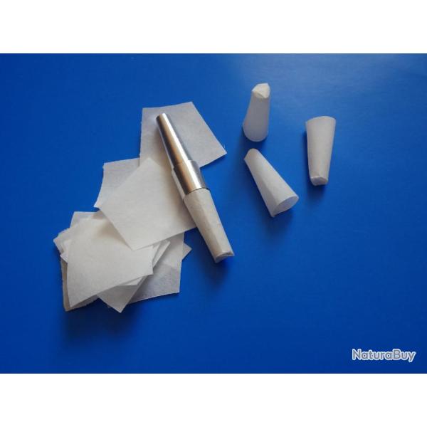 112 formes en papier nitr� pour cartouches de cal. .36 (max. 0.9g PN)