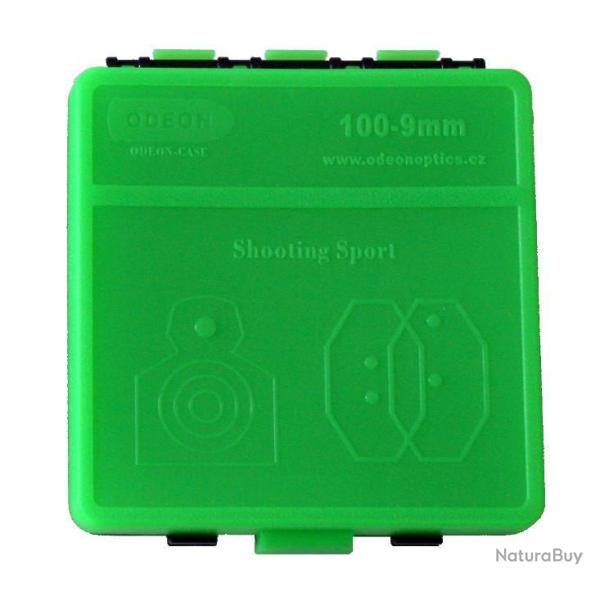 Bote de rangement 100 cartouches cal. 380 / 9mm / 7.65mm - Verte