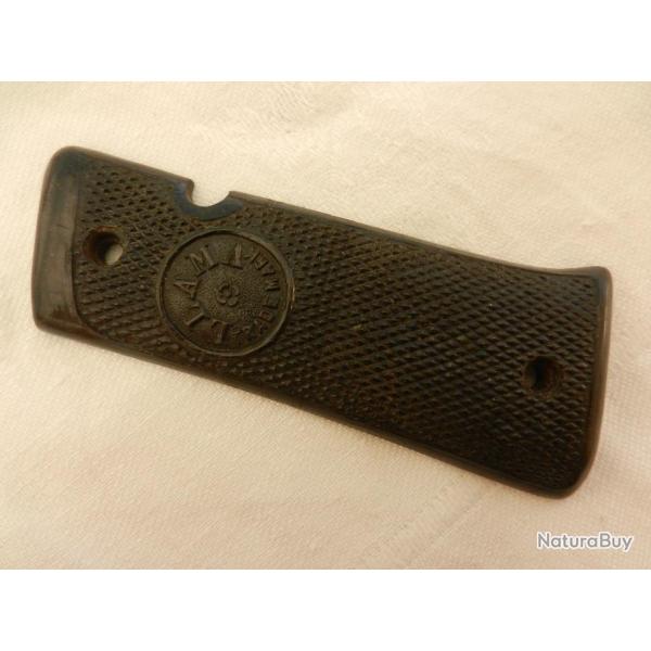 une plaquette de crosse droite pour pistolet LLAMA couleur noire