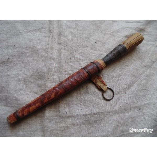 COUTEAU ANCIEN BOU-SAADA / AFRIQUE DU NORD SAHARA / ARMEE D'AFRIQUE 14-18 + 39-45