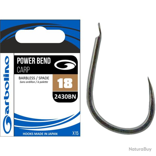 Hamecons Garbolino Power Bend Carp 2430BN 12