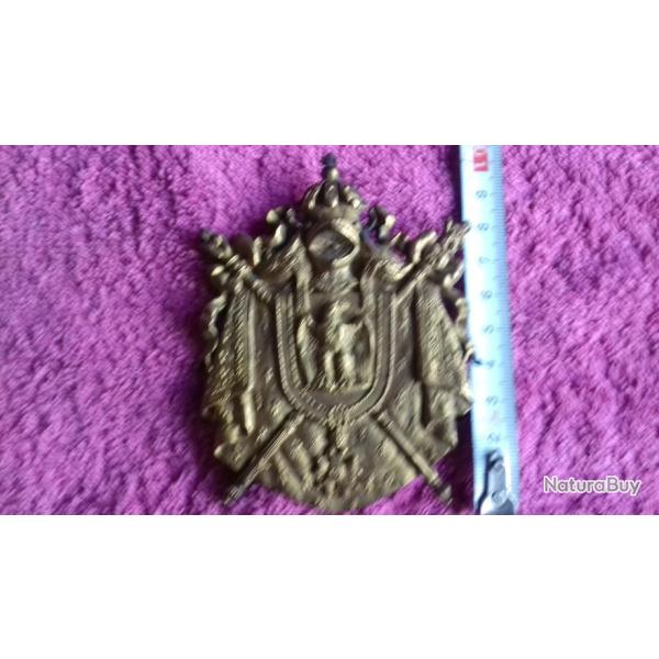 PLAQUE DE SABRETACHE DES GUIDES DE LA GARDE NAPOLEON III