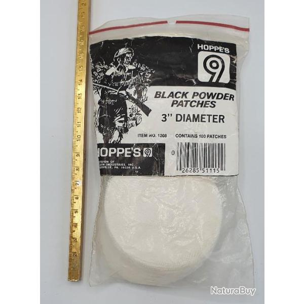 Poudre Noire patches 3" x100.