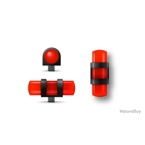 GUIDON FLUO ROUGE AJOURE V3.5 D4 L12.5