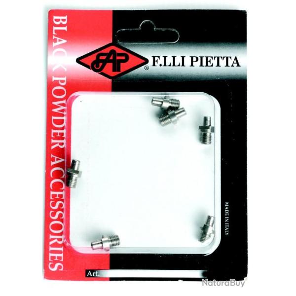 CHEMINEE INOX POUR REPLIQUE REVOLVER BLISTER X6