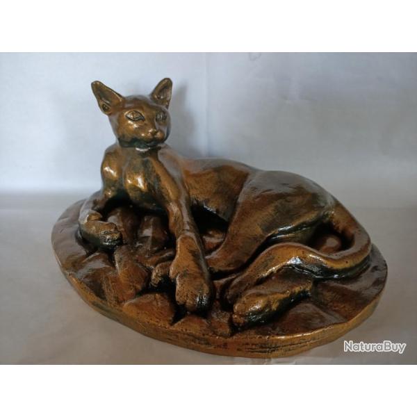 Statue de Chat couch�